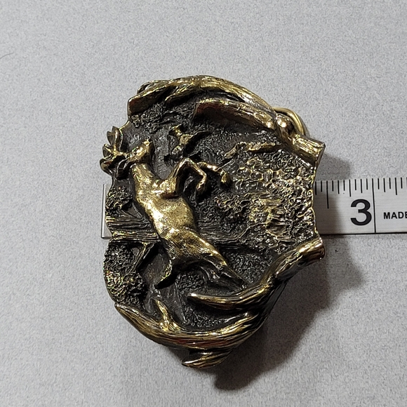 Vintage Deer Buckle. - Picture 6 of 7